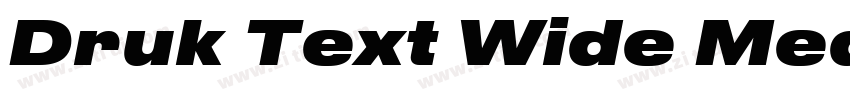 Druk Text Wide Mediu字体转换 Druk Text Wide Mediu字体转换